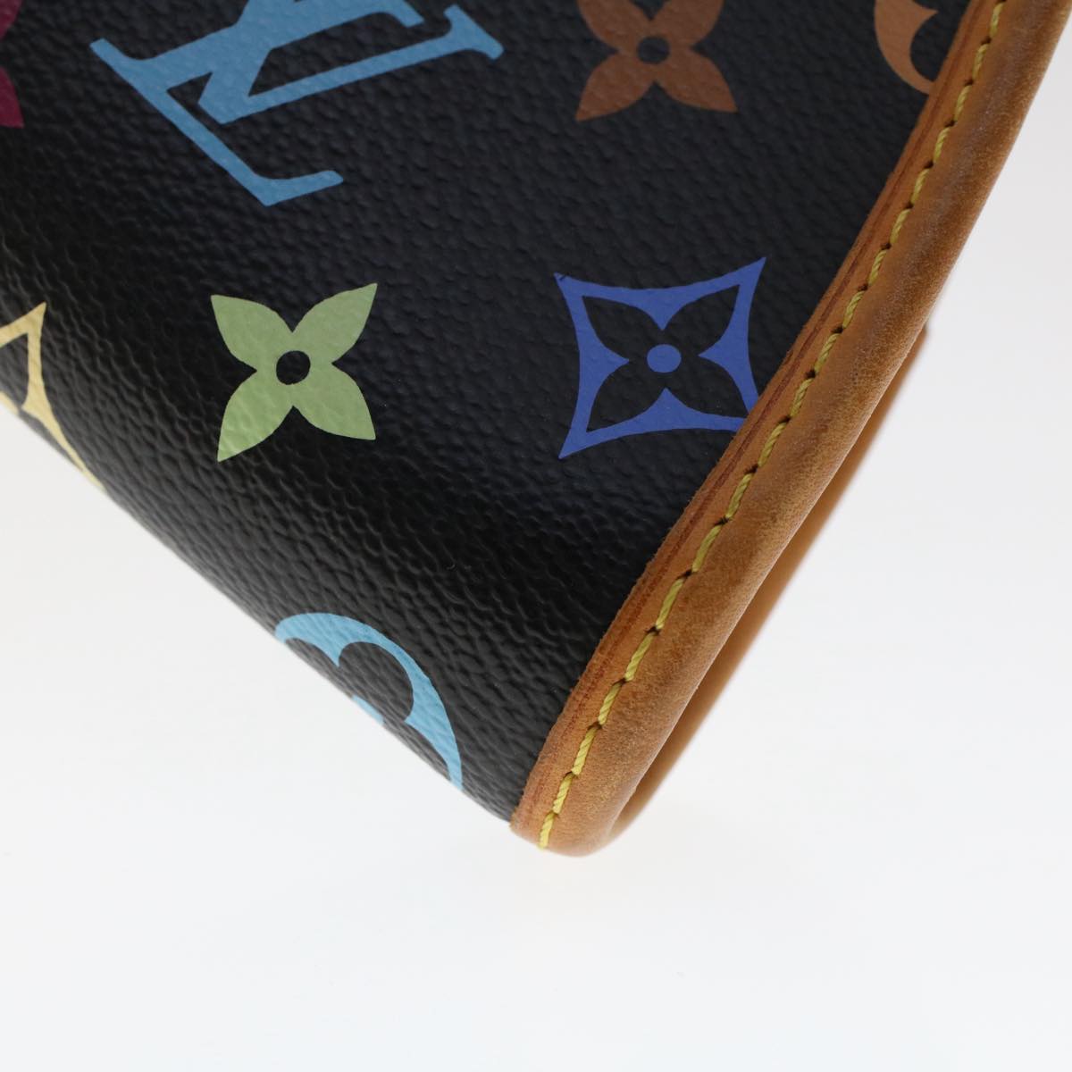 LOUIS VUITTON Monogram Multicolor Shirley Shoulder Bag Black M40050 Auth 47372A