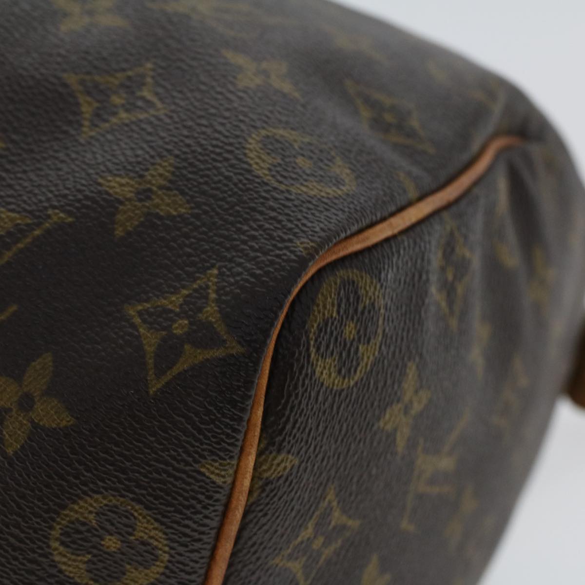 LOUIS VUITTON Monogram Speedy 35 Hand Bag M41524 LV Auth 49443