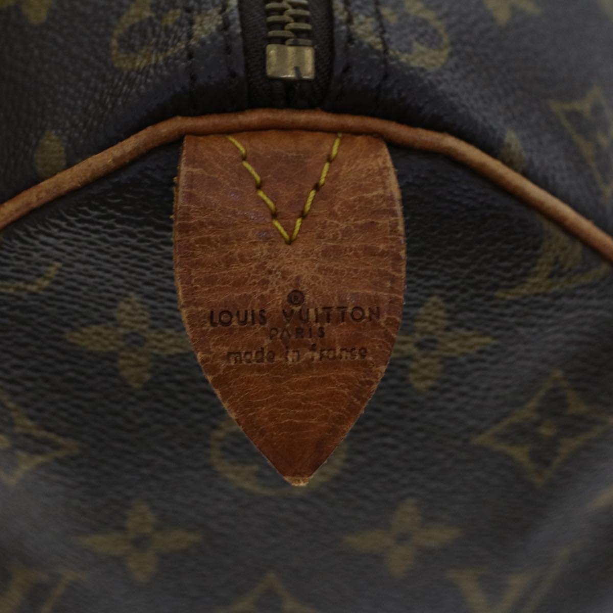 LOUIS VUITTON Monogram Speedy 35 Hand Bag M41524 LV Auth 49443