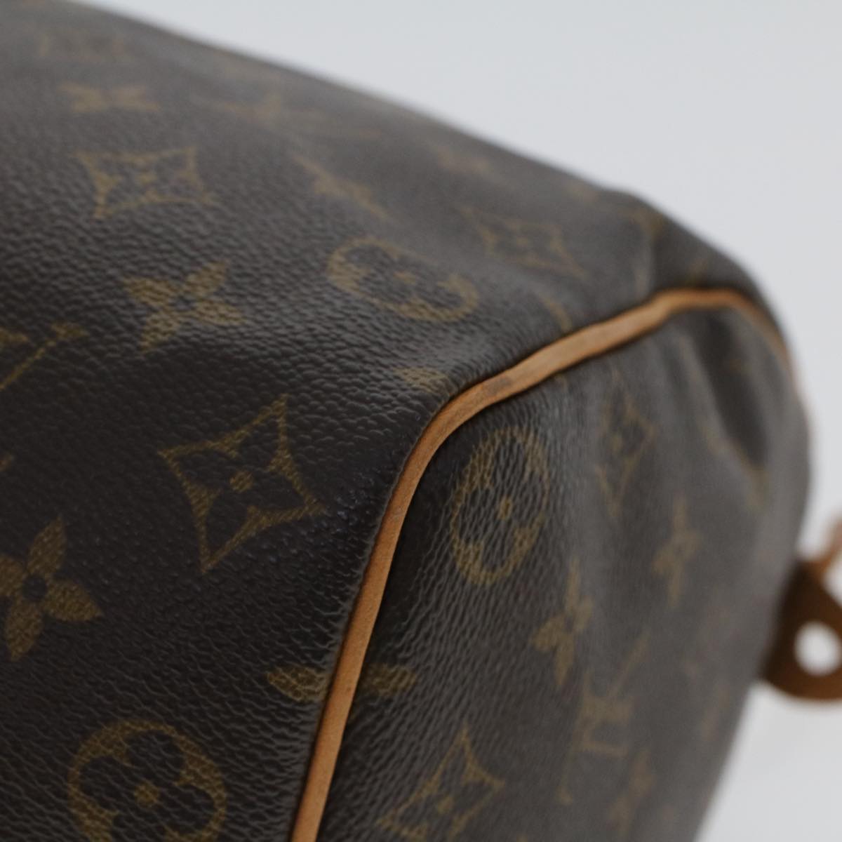 LOUIS VUITTON Monogram Speedy 35 Hand Bag M41524 LV Auth 49460