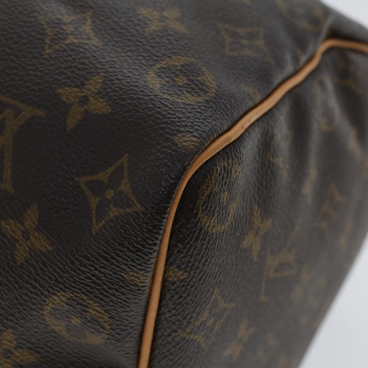 LOUIS VUITTON Monogram Speedy 35 Hand Bag M41524 LV Auth 49460