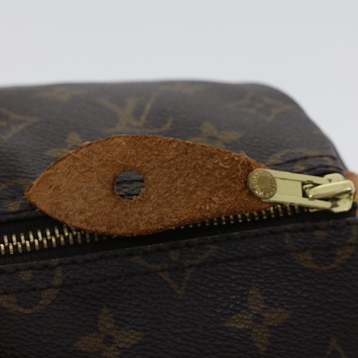 LOUIS VUITTON Monogram Speedy 35 Hand Bag M41524 LV Auth 49460