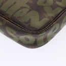 LOUIS VUITTON Monogram Graffiti Pochette Accessoires Pouch M92191 LV Auth 49463V-14