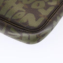 LOUIS VUITTON Monogram Graffiti Pochette Accessoires Pouch M92191 LV Auth 49463V-16