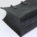 LOUIS VUITTON Monogram Empreinte On The Go MM Bag 2way Black M45595 Auth 49493SAM-16