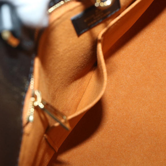 LOUIS VUITTON Monogram Empreinte On The Go MM Bag 2way Black M45595 Auth 49493SAM