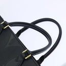 LOUIS VUITTON Monogram Empreinte On The Go MM Bag 2way Black M45595 Auth 49493SAM-14