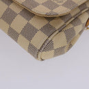 LOUIS VUITTON Damier Azur Favorit PM Shoulder Bag 2way N41277 LV Auth 49499-15