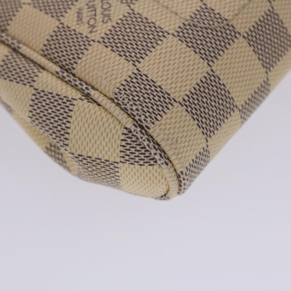 LOUIS VUITTON Damier Azur Favorit PM Shoulder Bag 2way N41277 LV Auth 49499