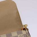 LOUIS VUITTON Damier Azur Favorit PM Shoulder Bag 2way N41277 LV Auth 49499-9