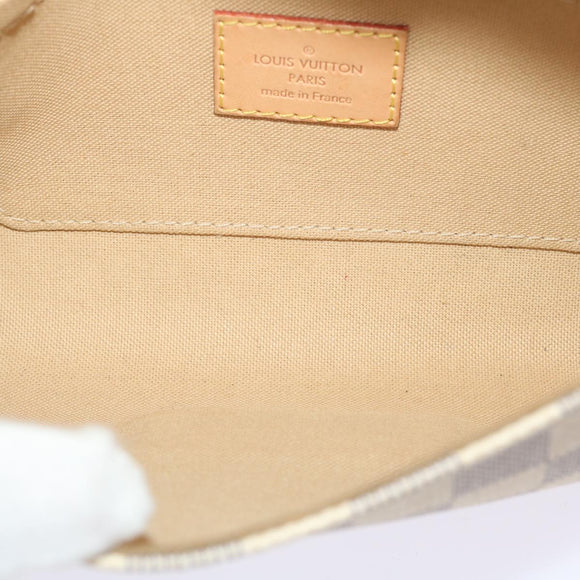 LOUIS VUITTON Damier Azur Favorit PM Shoulder Bag 2way N41277 LV Auth 49499