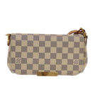 LOUIS VUITTON Damier Azur Favorit PM Shoulder Bag 2way N41277 LV Auth 49499-13