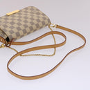 LOUIS VUITTON Damier Azur Favorit PM Shoulder Bag 2way N41277 LV Auth 49499-7