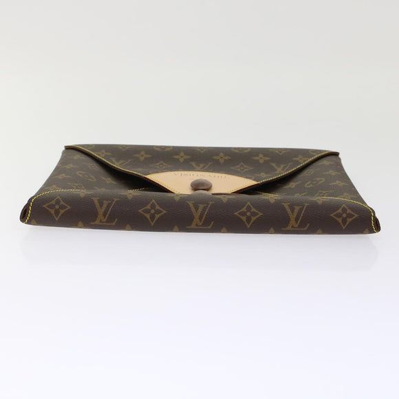 LOUIS VUITTON Monogram Visionaire Briefcase M99045 LV Auth 49525SAV