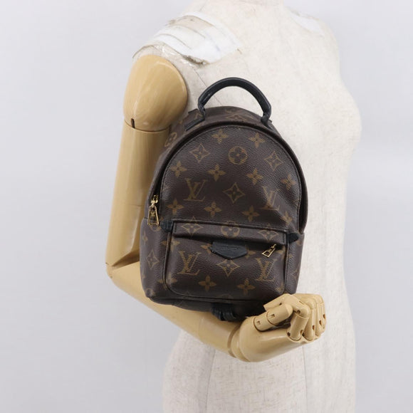 LOUIS VUITTON Monogram Palm Springs MINI Backpack M44873 LV Auth 49550