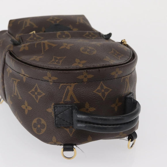 LOUIS VUITTON Monogram Palm Springs MINI Backpack M44873 LV Auth 49550