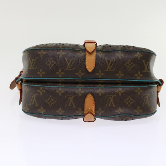 LOUIS VUITTON Monogram Perfo Saumur 30 Shoulder Bag M93998 LV Auth 49620SAV