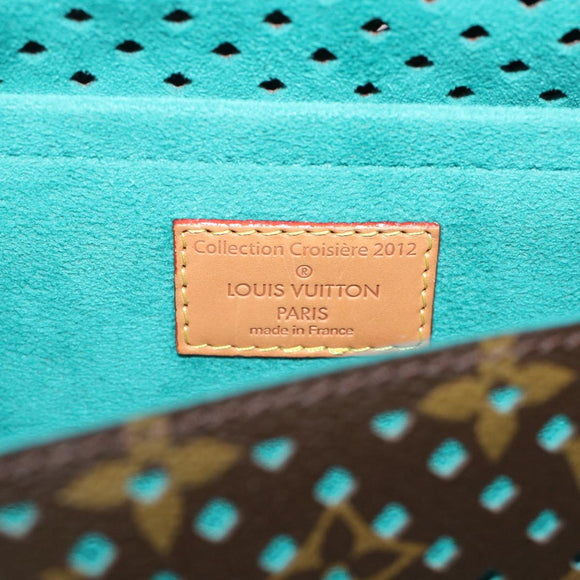 LOUIS VUITTON Monogram Perfo Saumur 30 Shoulder Bag M93998 LV Auth 49620A