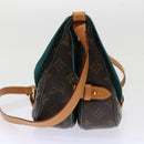 LOUIS VUITTON Monogram Perfo Saumur 30 Shoulder Bag M93998 LV Auth 49620SAV-3