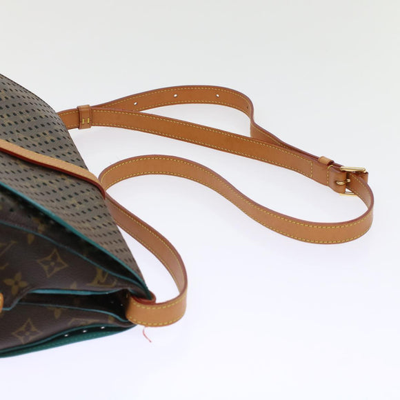 LOUIS VUITTON Monogram Perfo Saumur 30 Shoulder Bag M93998 LV Auth 49620SAV