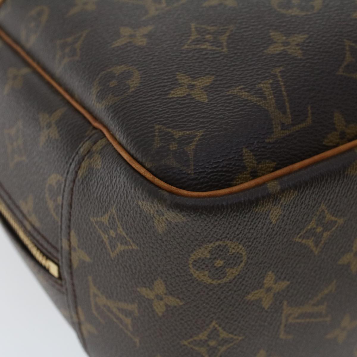 LOUIS VUITTON Monogram Deauville Hand Bag M47270 LV Auth 49661