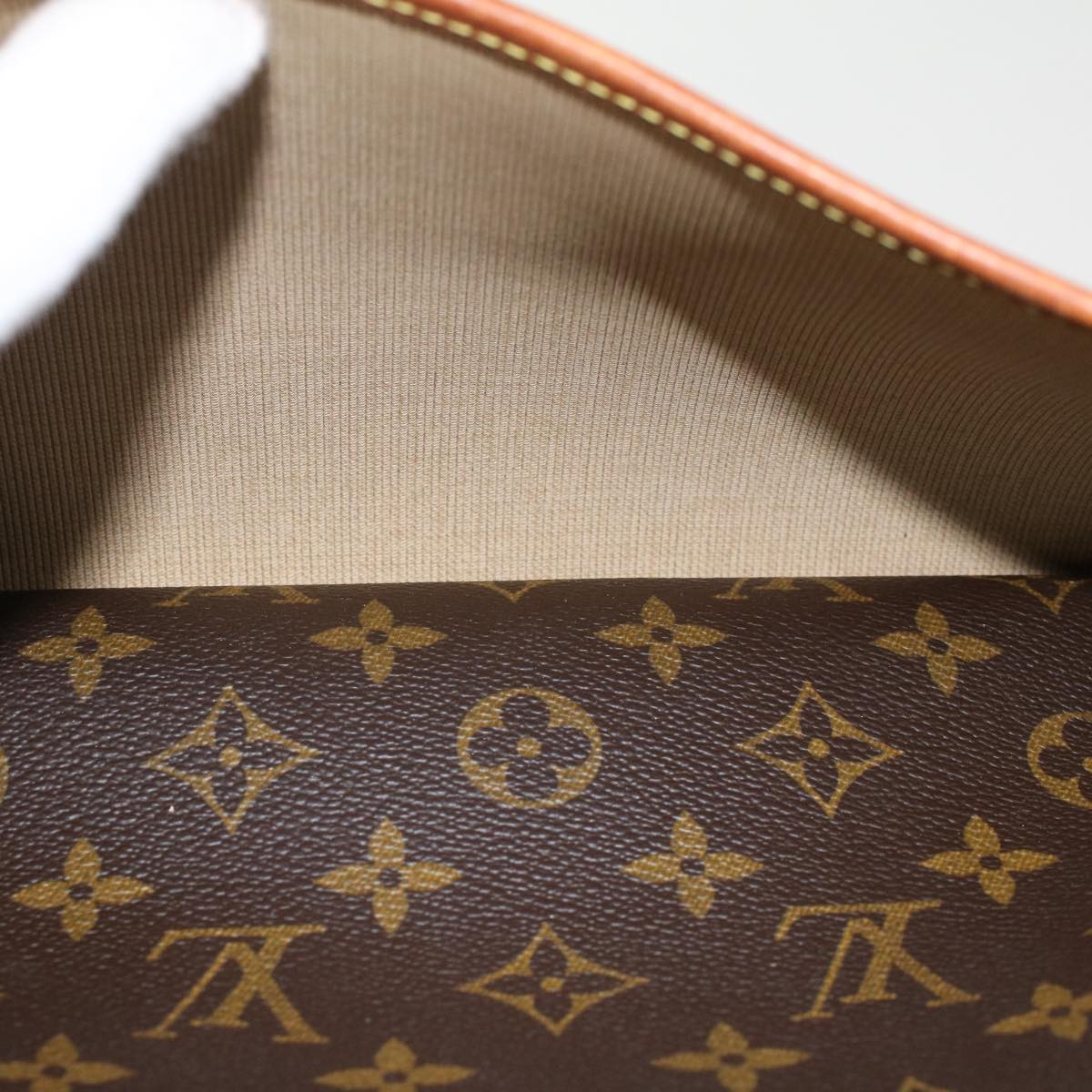 LOUIS VUITTON Monogram Deauville Hand Bag M47270 LV Auth 49661