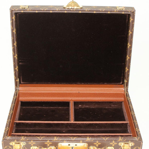 LOUIS VUITTON Monogram Boite Bijou Trunk M47120 LV Auth 49667SV