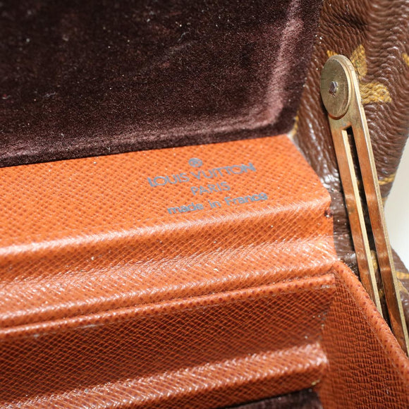 LOUIS VUITTON Monogram Boite Bijou Trunk M47120 LV Auth 49667SV