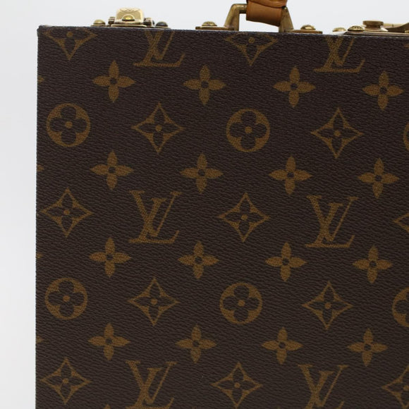 LOUIS VUITTON Monogram Boite Bijou Trunk M47120 LV Auth 49667SV