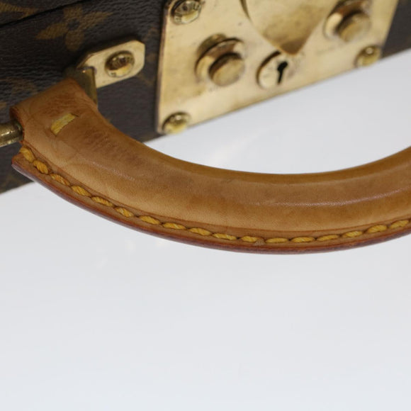 LOUIS VUITTON Monogram Boite Bijou Trunk M47120 LV Auth 49667SV