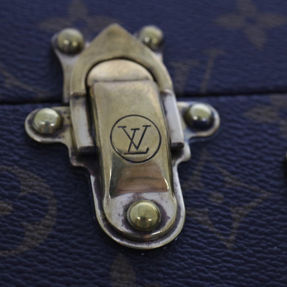 LOUIS VUITTON Monogram Boite Bijou Trunk M47120 LV Auth 49667SV