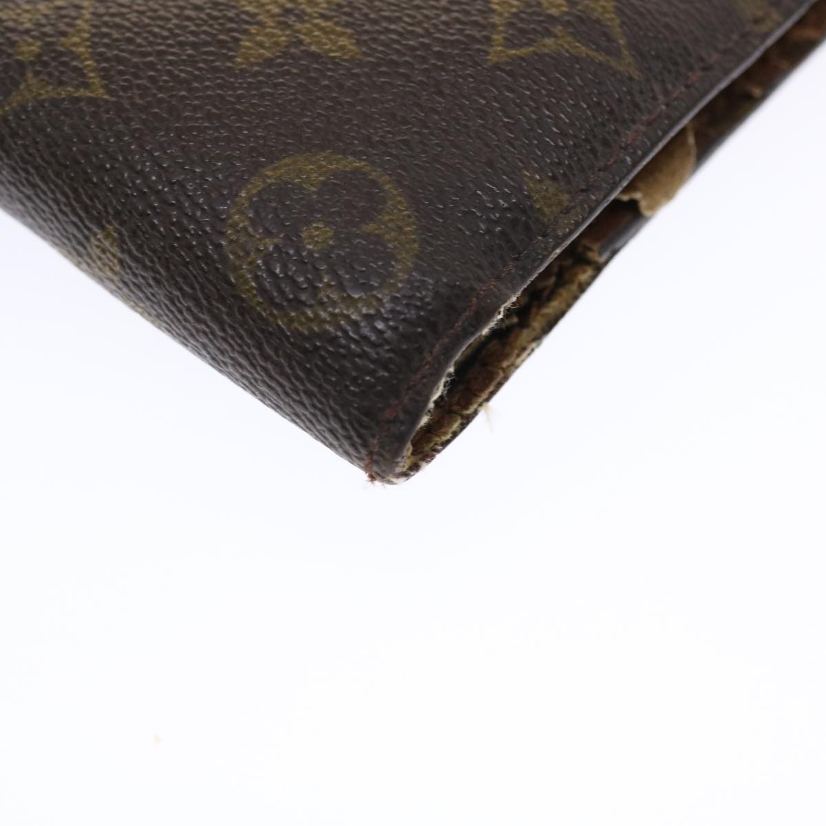 LOUIS VUITTON Monogram Porte Envelope Clutch Bag M51801 LV Auth 49723