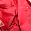 BURBERRY Nova Check Blue Label Tote Bag Nylon Beige Red Auth 49770-19