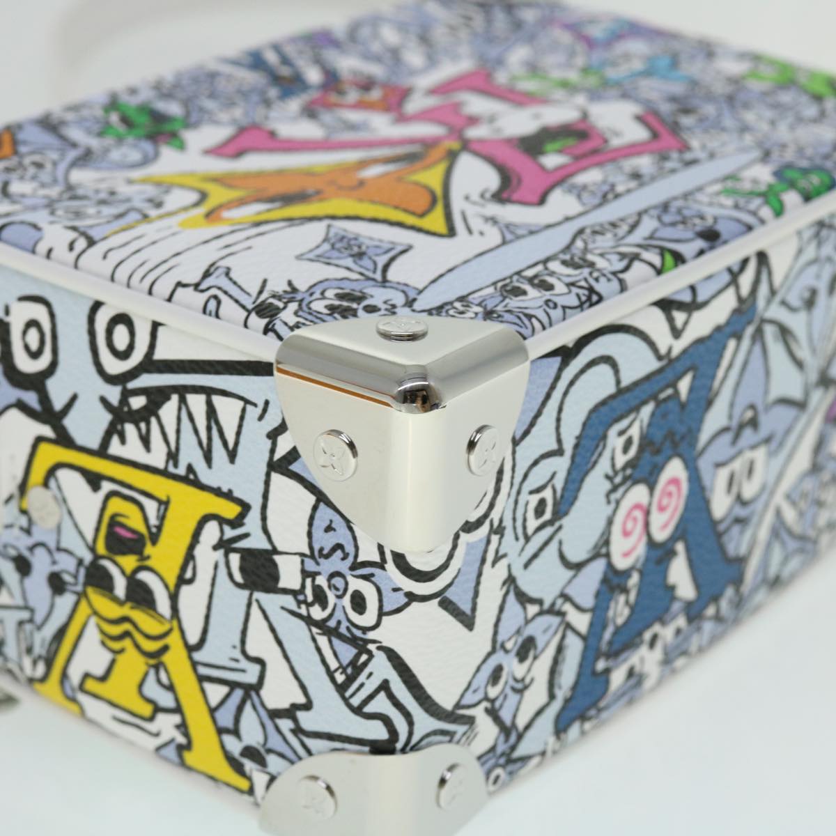 LOUIS VUITTON Monogram Comics Mini Soft Trunk Bag Multicolor M82008 Auth 49928A