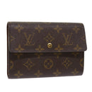 LOUIS VUITTON Monogram Porte Tresor Etui Papie Wallet M61202 LV Auth 49949-1