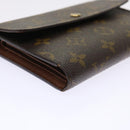 LOUIS VUITTON Monogram Porte Tresor Etui Papie Wallet M61202 LV Auth 49949-14