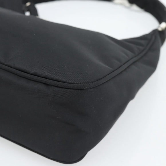 PRADA Pouch Nylon Black Auth 49968
