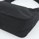 PRADA Pouch Nylon Black Auth 49968-18