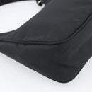 PRADA Pouch Nylon Black Auth 49968-9