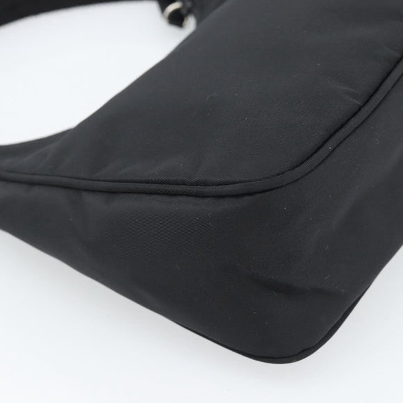 PRADA Pouch Nylon Black Auth 49968