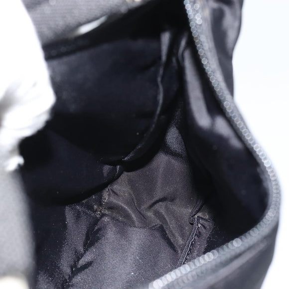 PRADA Pouch Nylon Black Auth 49968
