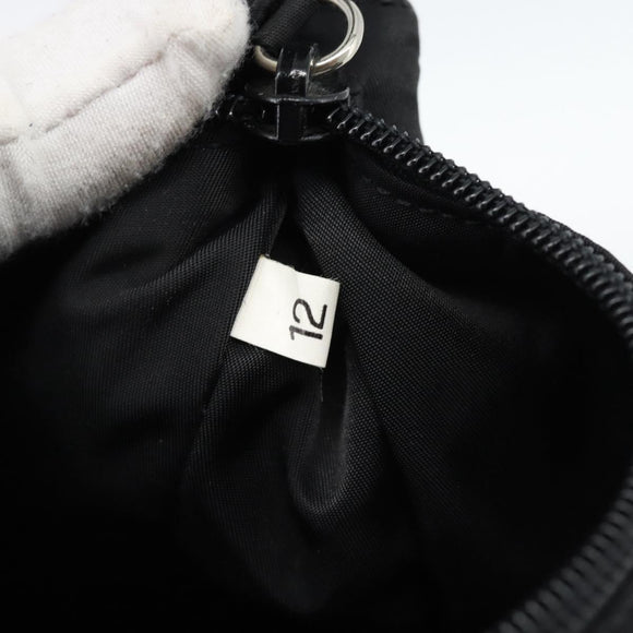 PRADA Pouch Nylon Black Auth 49968