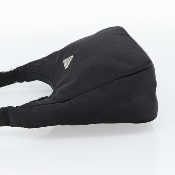 PRADA Pouch Nylon Black Auth 49968