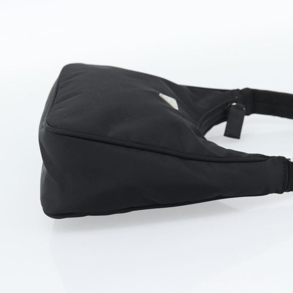 PRADA Pouch Nylon Black Auth 49968