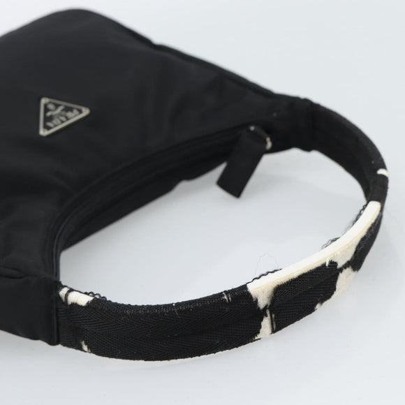 PRADA Pouch Nylon Black Auth 49968