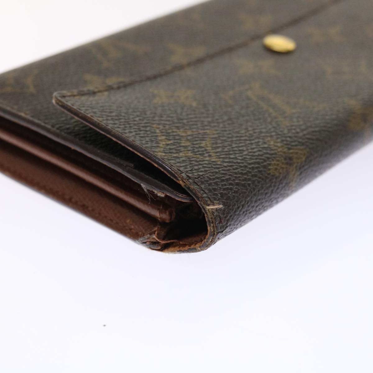 LOUIS VUITTON Monogram Portefeuille Sarah Long Wallet M60531 LV Auth 49970