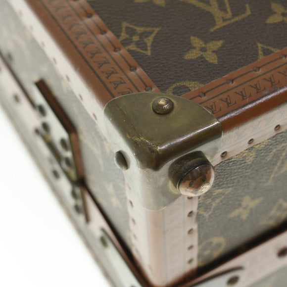 LOUIS VUITTON Monogram Gemine Shoes Trunk M21626 LV Auth 49981SV