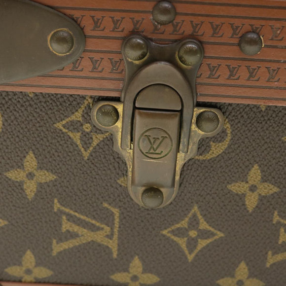 LOUIS VUITTON Monogram Gemine Shoes Trunk M21626 LV Auth 49981SV