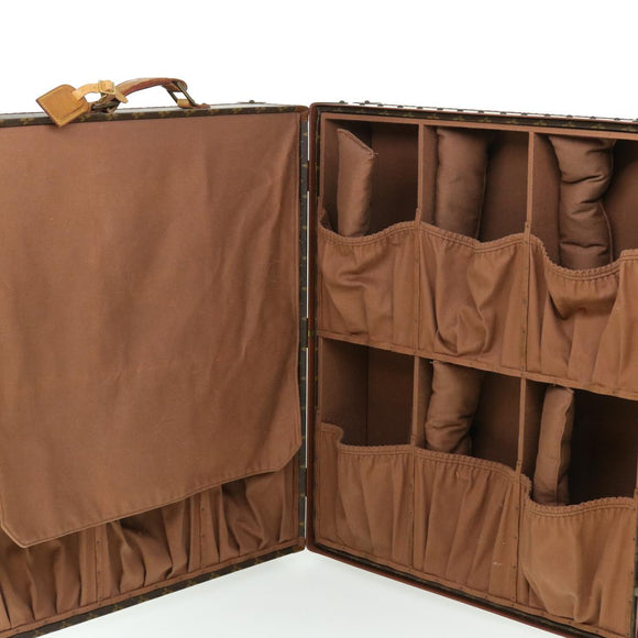 LOUIS VUITTON Monogram Gemine Shoes Trunk M21626 LV Auth 49981SV