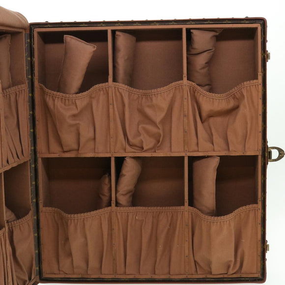 LOUIS VUITTON Monogram Gemine Shoes Trunk M21626 LV Auth 49981SV